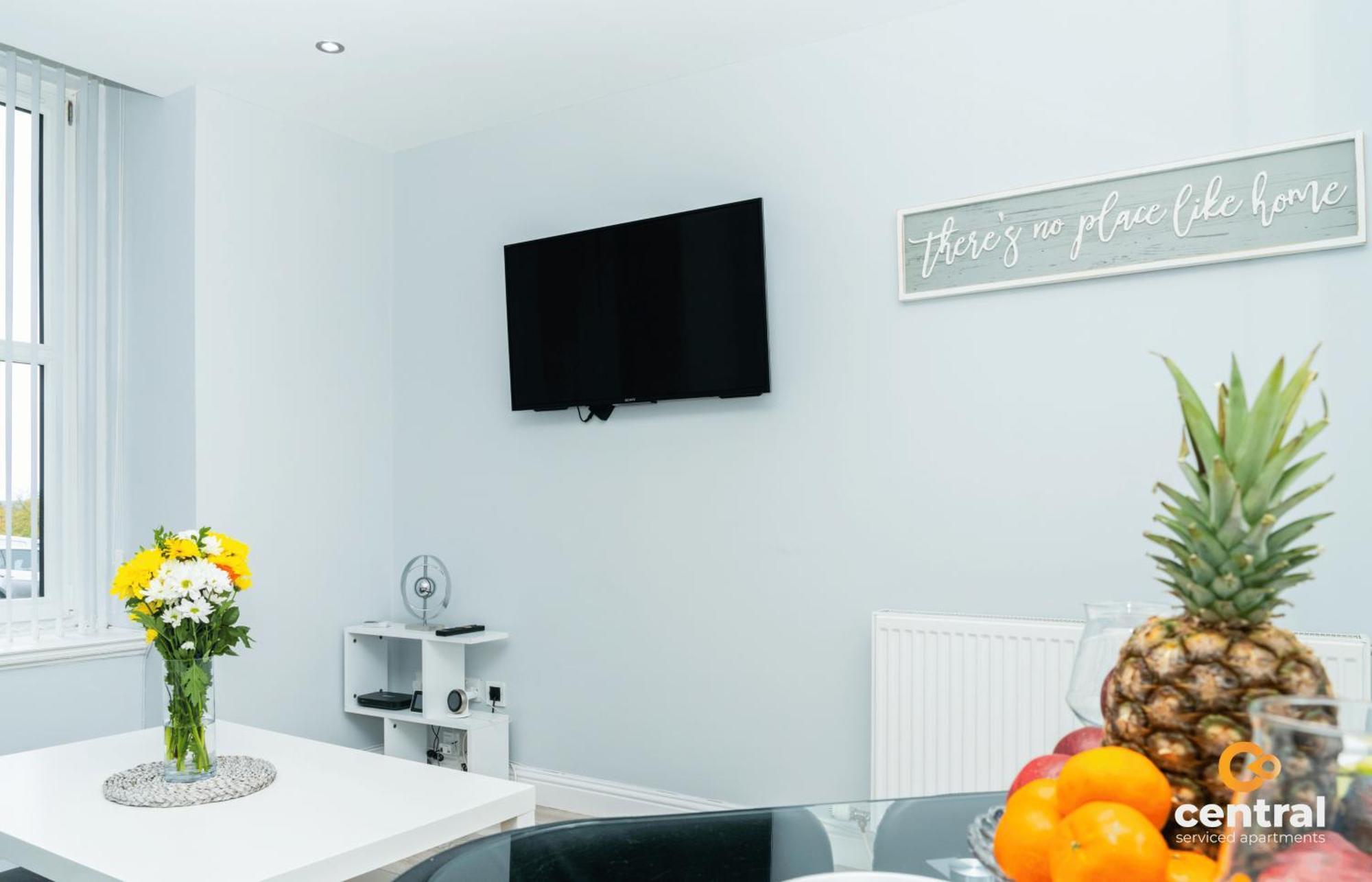 Central Serviced Apartments - 2 Bedroom - Ground Floor - Monthly & Weekly Bookings Welcome - Free Street Parking - 2 Double Beds - Wifi - Smart Tvs In Rooms - Fully Equipped - Heating 24-7 - Contractor & Short Stay Favourite Dundee Luaran gambar