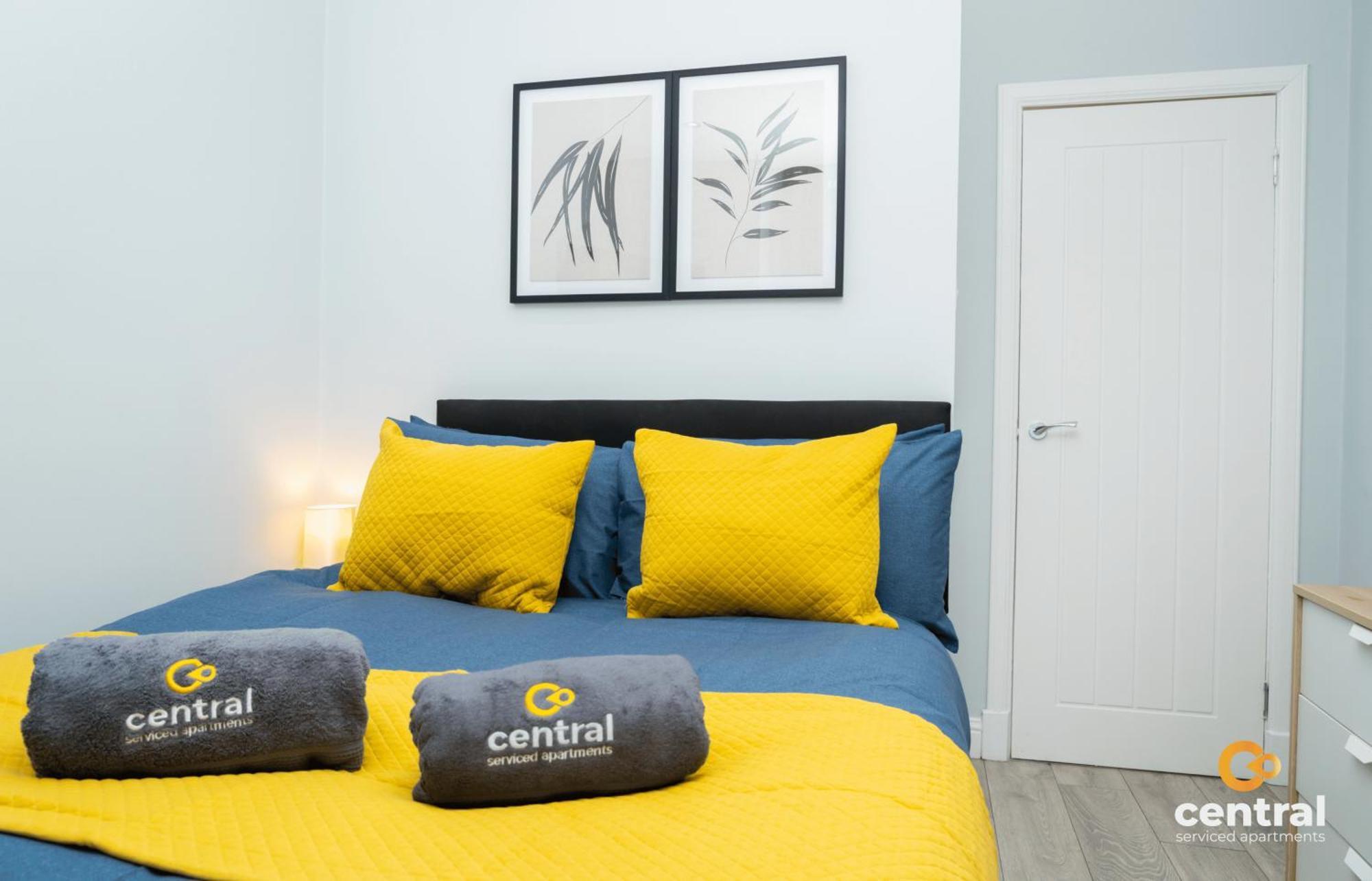 Central Serviced Apartments - 2 Bedroom - Ground Floor - Monthly & Weekly Bookings Welcome - Free Street Parking - 2 Double Beds - Wifi - Smart Tvs In Rooms - Fully Equipped - Heating 24-7 - Contractor & Short Stay Favourite Dundee Luaran gambar